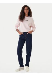 Guess Jeans Bluza W4YQ10 KC811 Różowy Classic Fit. Kolor: różowy. Materiał: bawełna #3