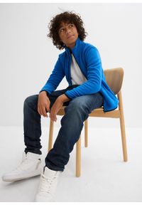 bonprix - Bluza rozpinana z polaru, ze stójką (2 szt.). Typ kołnierza: kołnierzyk stójkowy. Kolor: niebieski. Materiał: polar #3