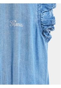Guess Sukienka jeansowa J3GK29 D4ZL1 Niebieski Regular Fit. Kolor: niebieski. Materiał: wiskoza