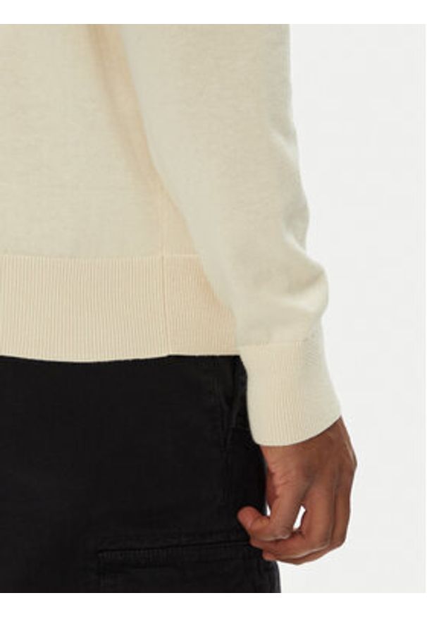 BOSS Kardigan Kanozip_S 50543692 Żółty Regular Fit. Kolor: żółty. Materiał: bawełna