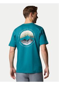columbia - Columbia T-Shirt Kettle River™ 2120411 Turkusowy Regular Fit. Kolor: turkusowy. Materiał: bawełna #4