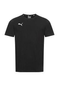Puma - Koszulka męska sportowa czarna logo PUMA. Kolor: czarny