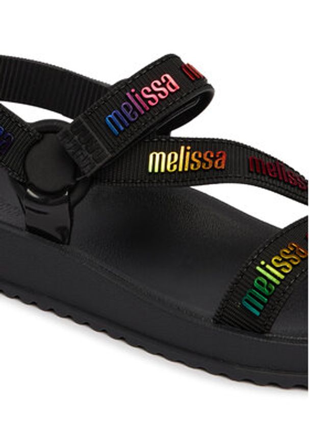 melissa - Melissa Sandały Stripes M Lover Ad 35963 Czarny. Kolor: czarny