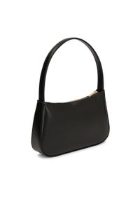 Kazar - Torebka baguette bag z tkaniny i skóry. Kolor: kremowy. Sezon: lato. Materiał: skórzane. Rozmiar: małe. Styl: klasyczny. Rodzaj torebki: do ręki #2