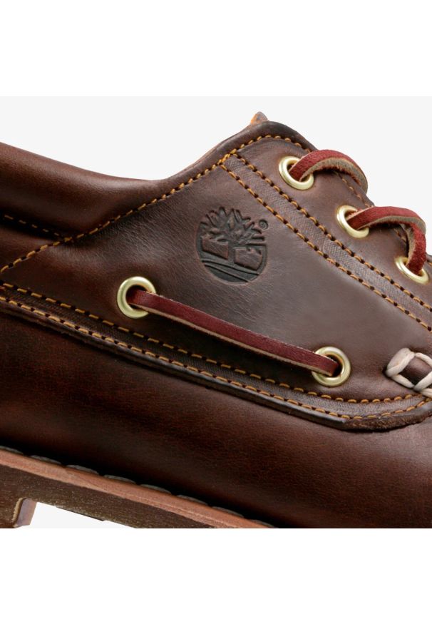 Timberland Authentic BOAT SHOE BROWN Mokasyny męskie. Kolor: brązowy