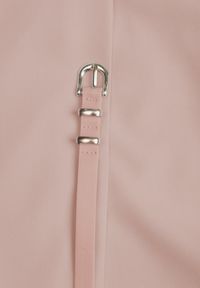 Born2be - Różowe Eleganckie Spódnico-Szorty z Wąskim Paskiem z Klamerką Azaernixi. Okazja: na co dzień, do pracy. Kolor: różowy. Styl: elegancki #2