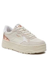 Pepe Jeans Sneakersy Kore Sun W PLS00009 Écru #4