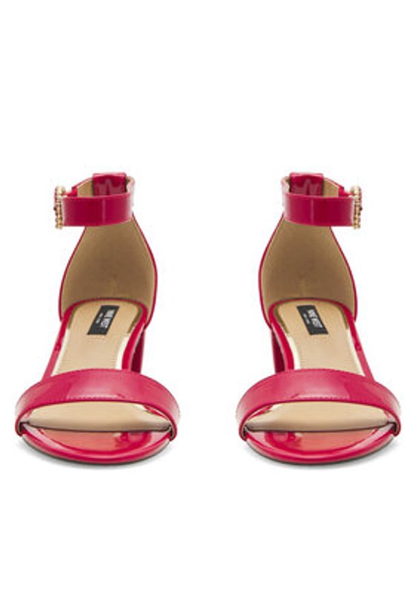 Nine West Sandały WFA2641-1 Czerwony. Kolor: czerwony. Materiał: syntetyk