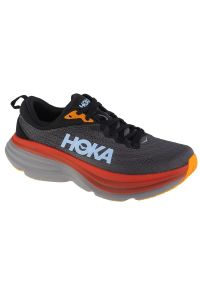 HOKA - Buty Hoka Bondi 8 1123202-ACTL szare. Kolor: szary. Materiał: mesh. Szerokość cholewki: normalna #4