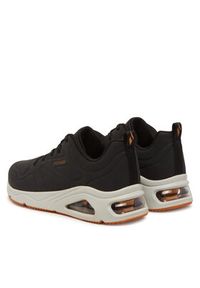 skechers - Skechers Sneakersy Tres-Air Uno-Ah - Mazing 177390/BLK Czarny. Kolor: czarny. Materiał: skóra