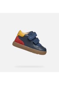 Geox - Buty GEOX B BIGLIA BOY Niebieski. Okazja: na co dzień. Kolor: czerwony, niebieski, wielokolorowy. Materiał: skóra