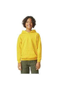 GILDAN - Bluza Dziecięca Softstyle Plain Fleece Midweight Hoodie. Kolor: niebieski