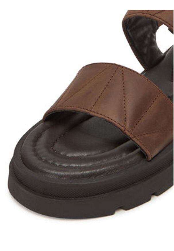 Beverly Hills Polo Club Sandały WI34-HARPER-01 Brązowy. Kolor: brązowy. Materiał: skóra, nubuk