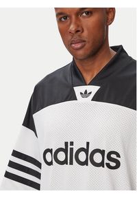 Adidas - adidas T-Shirt Adicolor KR1403 Biały Loose Fit. Kolor: biały. Materiał: syntetyk #2