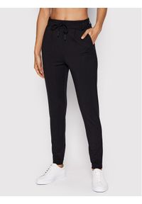 only - ONLY Spodnie materiałowe Poptrash 15115847 Czarny Regular Fit. Kolor: czarny. Materiał: wiskoza