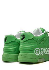 OFF-WHITE - Off-White Sneakersy OMIA189S22LEA0045501 Zielony. Kolor: zielony. Materiał: skóra #2