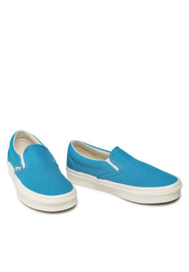 Vans Tenisówki Classic Slip-On VN0A5JMHASV1 Niebieski. Zapięcie: bez zapięcia. Kolor: niebieski. Materiał: materiał