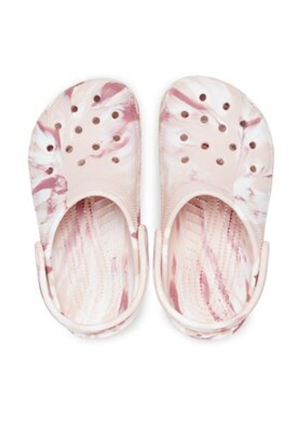 Crocs Klapki Classic Marbled Kids Clog 207464 Kolorowy. Wzór: kolorowy