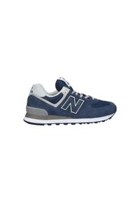 New Balance WL574EVN. Kolor: niebieski. Materiał: zamsz. Model: New Balance 574. Sport: turystyka piesza #1