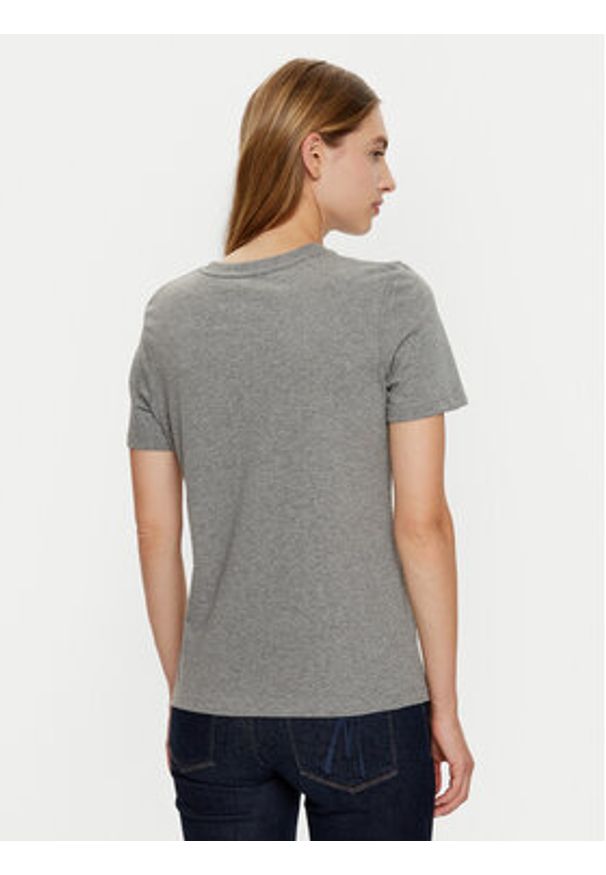 TOMMY HILFIGER - Tommy Hilfiger T-Shirt WW0WW40276 Szary Regular Fit. Kolor: szary. Materiał: bawełna