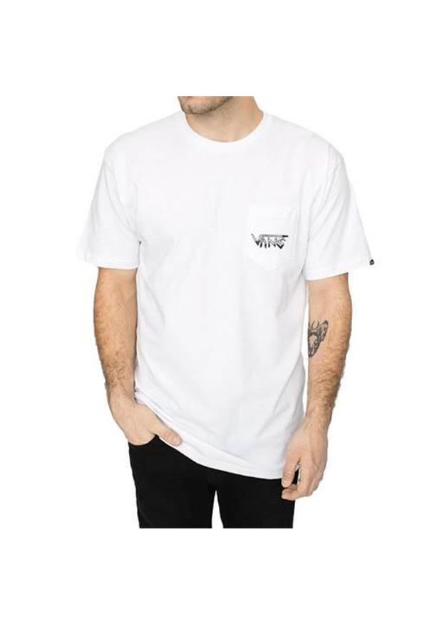 Koszulka treningowa męska Vans MN Rowan Zorilla Sku. Kolor: biały. Długość rękawa: krótki rękaw. Długość: krótkie