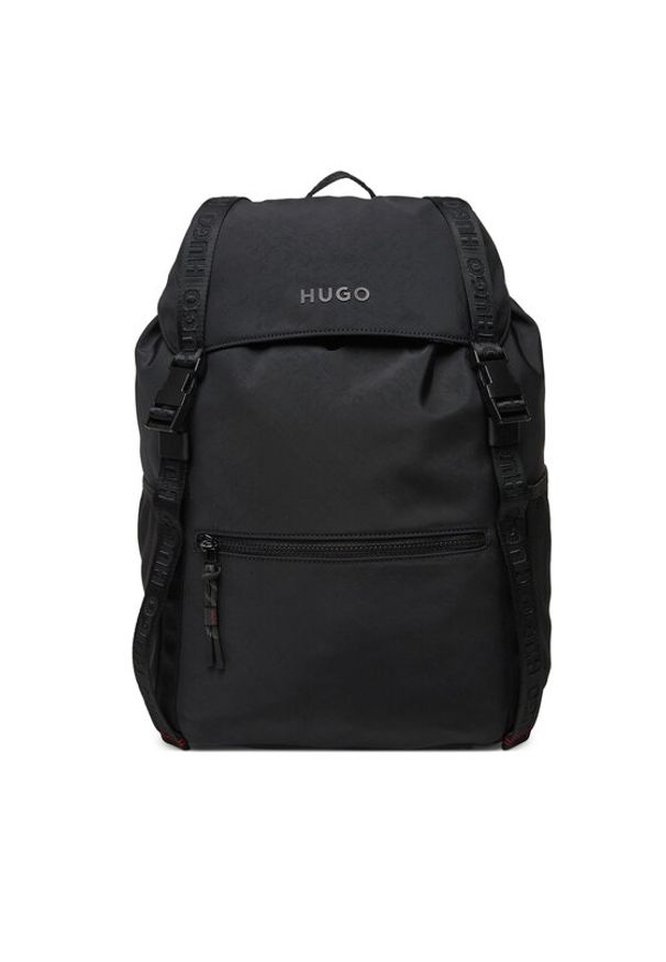 Hugo - HUGO Plecak Marsel 50547294 Czarny. Kolor: czarny. Materiał: materiał