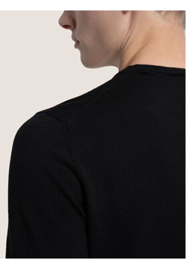 Hugo Sweter San Paolo 2 50435679 Czarny Regular Fit. Kolor: czarny. Materiał: wełna