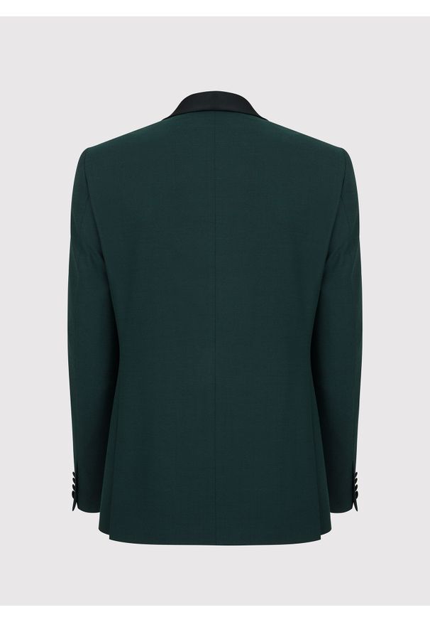 Pako Lorente - PAKO LORENTE – Marynarka smokingowa w kolorze zielonym. Okazja: na wesele, na ślub cywilny. Kolor: zielony. Materiał: wełna, poliamid, elastan