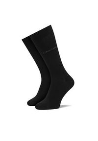 Calvin Klein Skarpety długie 701235979 Czarny. Kolor: czarny. Materiał: materiał, bawełna