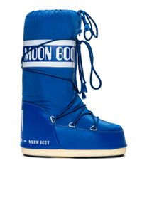 Śniegowce damskie niebieskie Moon Boot Nylon Electric Blue. Kolor: niebieski. Materiał: nylon. Sezon: lato, zima #4