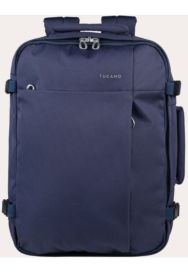 TUCANO - Plecak podróżny i na laptop 17" Tucano BKTUG-ML-B, standardowe linie lotnicze, niebieski. Kolor: niebieski. Styl: klasyczny