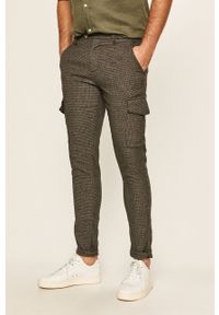 Tailored & Originals - Spodnie. Kolor: szary. Materiał: tkanina, dzianina #1