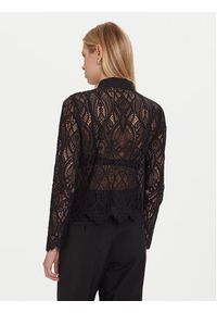 Morgan Bluzka 252-TLILA Czarny Slim Fit. Kolor: czarny. Materiał: syntetyk #4