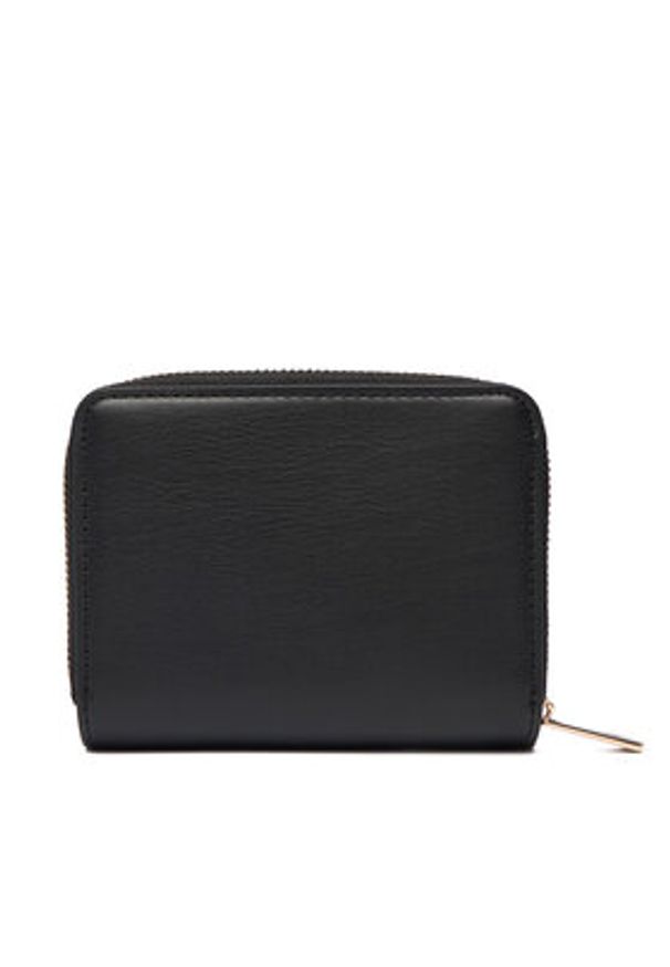 TOMMY HILFIGER - Tommy Hilfiger Portfel Th Icon Med Za Flap AW0AW17742 Czarny. Kolor: czarny. Materiał: skóra