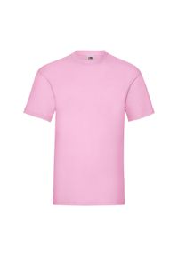 FRUIT OF THE LOOM - Koszulka Unisex Dla Dorosłych Valueweight. Kolor: różowy