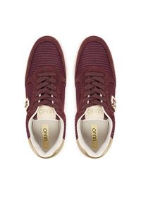 Liu Jo Sneakersy Amazing 25 BF5049 PX027 Bordowy. Kolor: czerwony. Materiał: zamsz, skóra #5