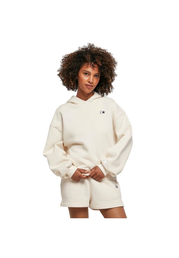 Bluza damska z kapturem Urban Classics Starter essential oversize. Typ kołnierza: kaptur. Kolor: biały