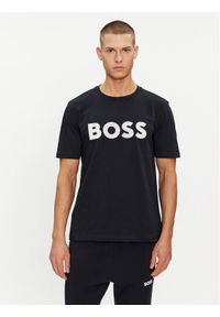 BOSS - Boss T-Shirt 50512866 Granatowy Regular Fit. Kolor: niebieski. Materiał: bawełna #1