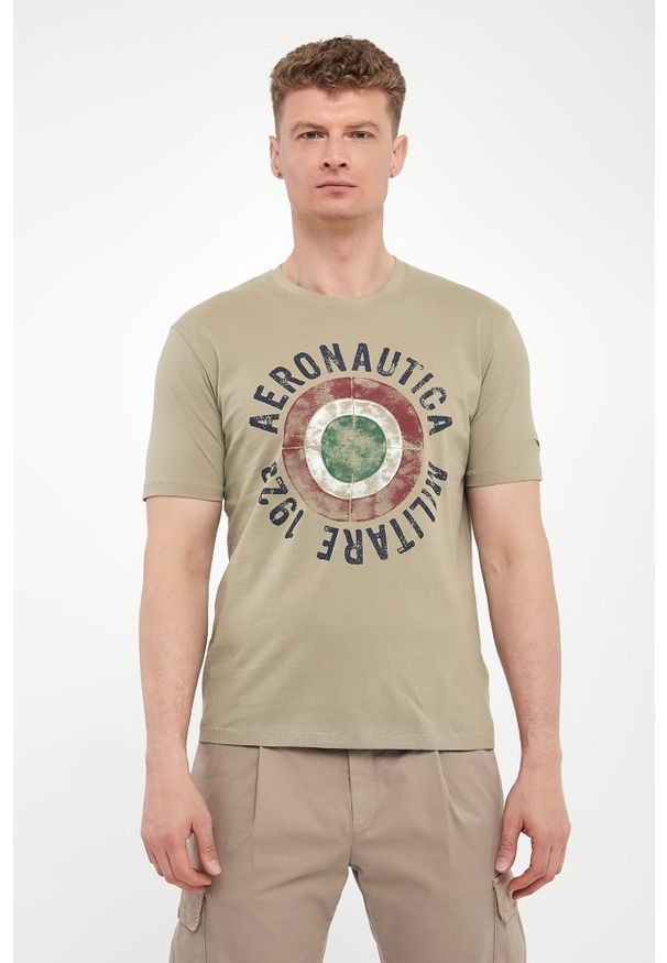 Aeronautica Militare - T-shirt męski z grafiką AERONAUTICA MILITARE