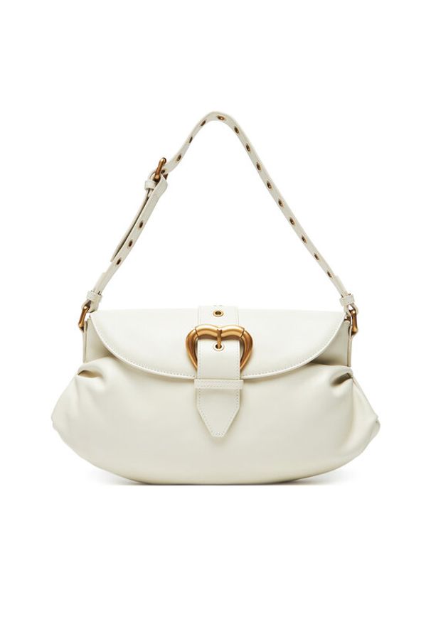 Pinko - PINKO Torebka Jolene Shoulder Classic PE 25 PLTT 102801 A270 Biały. Kolor: biały. Materiał: skórzane