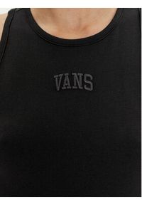 Vans Sukienka letnia Varsity Tank Dress VN000JGP Czarny Slim Fit. Kolor: czarny. Materiał: bawełna. Sezon: lato