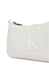Calvin Klein Torebka Bold Ck Mini Bag LV04F1125G Biały. Kolor: biały. Materiał: skórzane #5