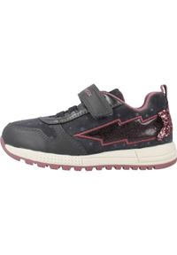 Geox - Buty GEOX B ALBEN GIRL A Szary. Kolor: szary. Materiał: syntetyk, tkanina, skóra. Sport: turystyka piesza