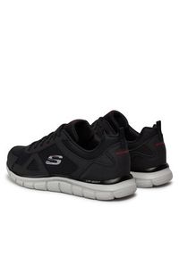 skechers - Skechers Sneakersy Scloric 52631/BKRD Czarny. Kolor: czarny. Materiał: materiał, mesh