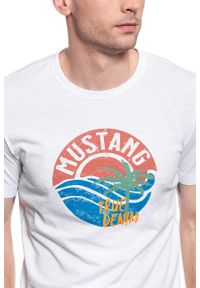 Mustang - MUSTANG T SHIRT Alex C Print 1009534 2045. Wzór: nadruk #6