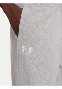 Under Armour Spodnie dresowe Ua Rival 1382735 Szary Loose Fit. Kolor: szary. Materiał: bawełna #5
