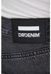 Dr. Denim jeansy damskie high waist. Stan: podwyższony. Kolor: szary #2
