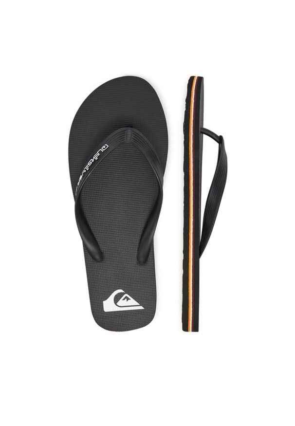 Quiksilver Japonki 839474 Czarny. Kolor: czarny. Materiał: syntetyk