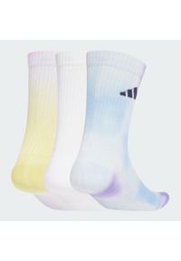 Adidas - Skarpety Tie-Dye 3 Pairs. Kolor: różowy. Materiał: materiał