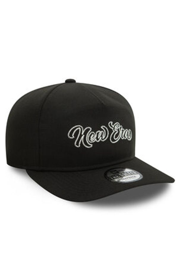 New Era Czapka z daszkiem Chain Stitch Golfer 60580851 Czarny. Kolor: czarny. Materiał: materiał, poliester